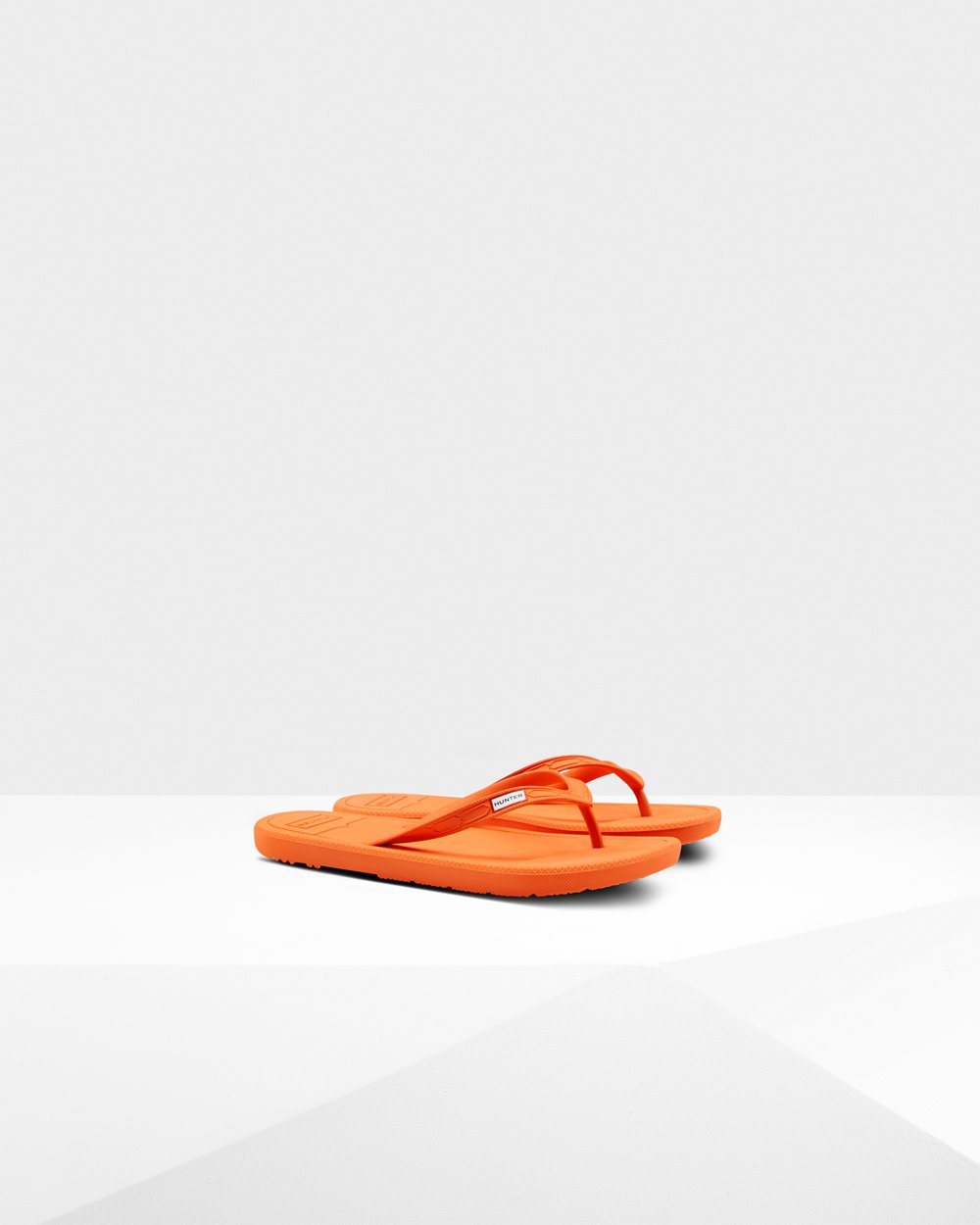 Hunter Flip Flops Oransje - Dame Original - Norge JKITYU-129